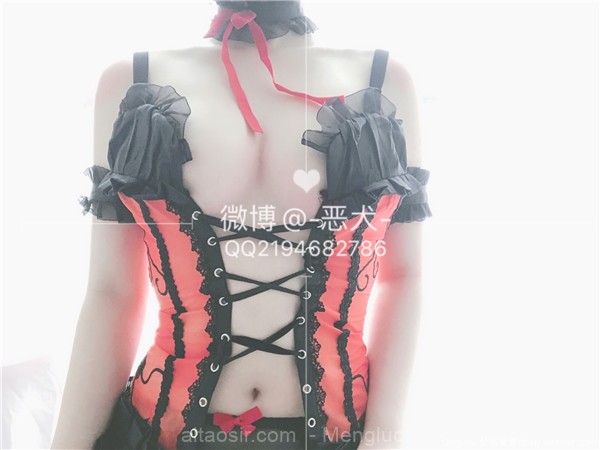 网红少女@福利姬@恶犬小姐姐之黑丝束腰(41P/4V/634MB) COSPLAY-第1张