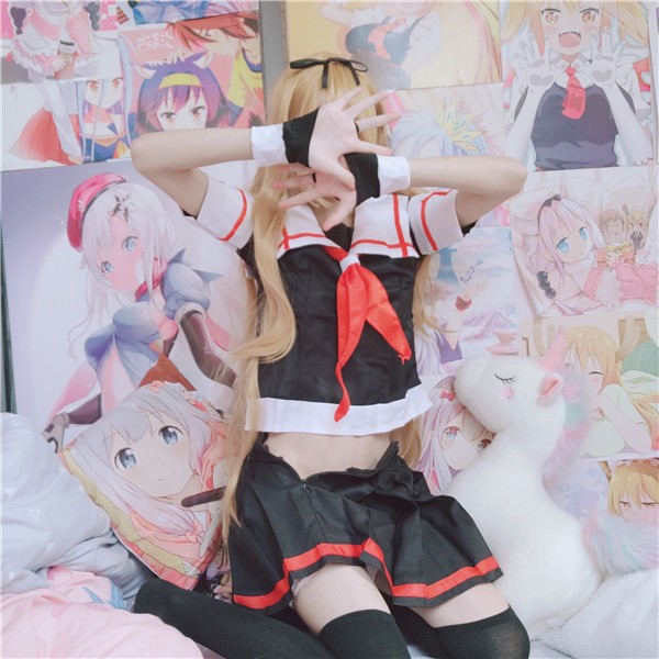 极品网红少女@推特@福利姬@小幼齿喵之舰娘夕立(38P/1V/382MB) COSPLAY-第1张