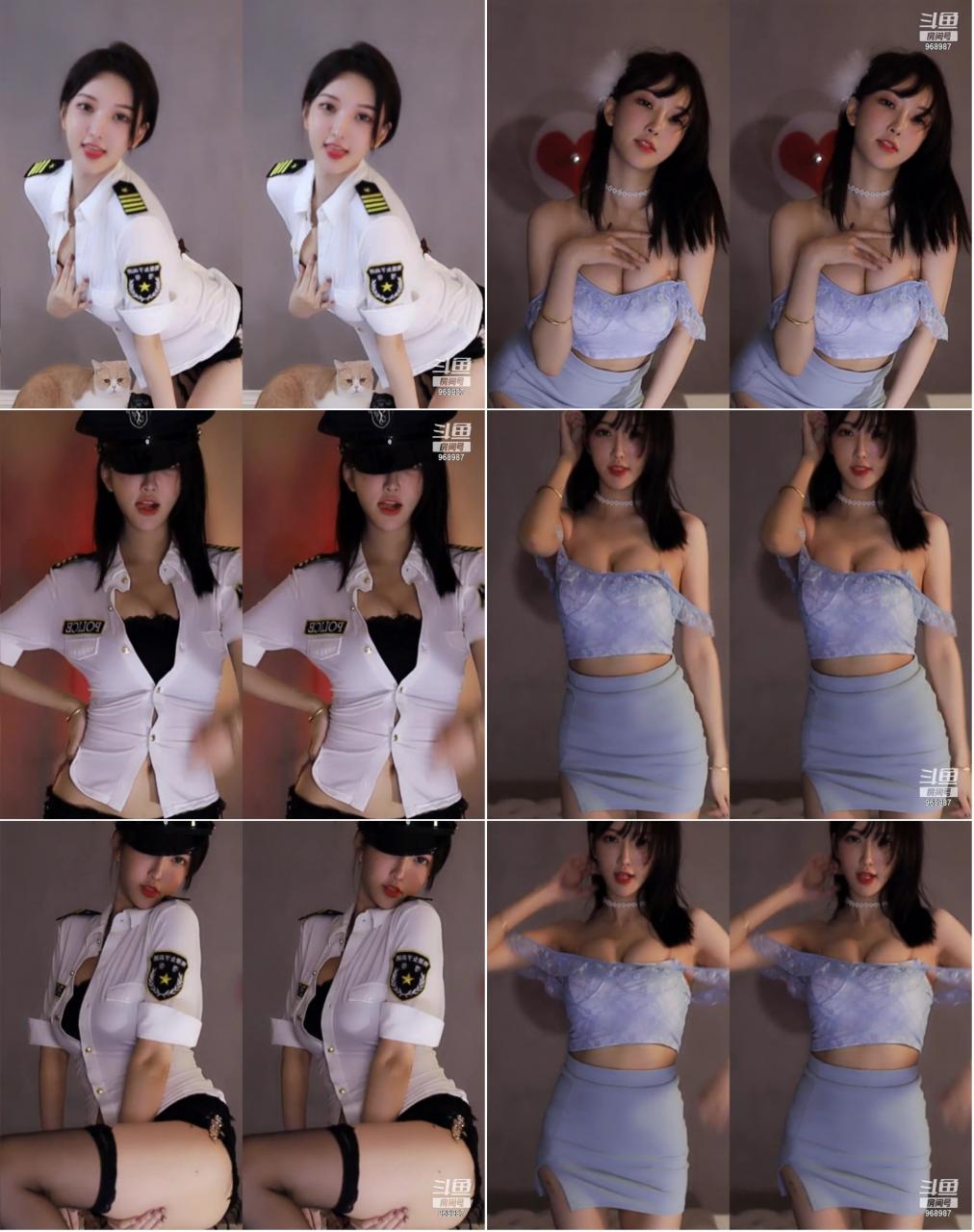 【斗鱼精品】斗鱼舞姬（南妹儿呀）10月精选，小乳乱撞摇起来【24V/2.46G】