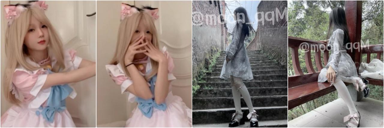 白虎粉穴萝莉『狐骨moon_qqm』户外露出超嫩小穴 自慰出白浆，肥嫩一线天白虎嫩B渴望被大鸡巴爸爸操