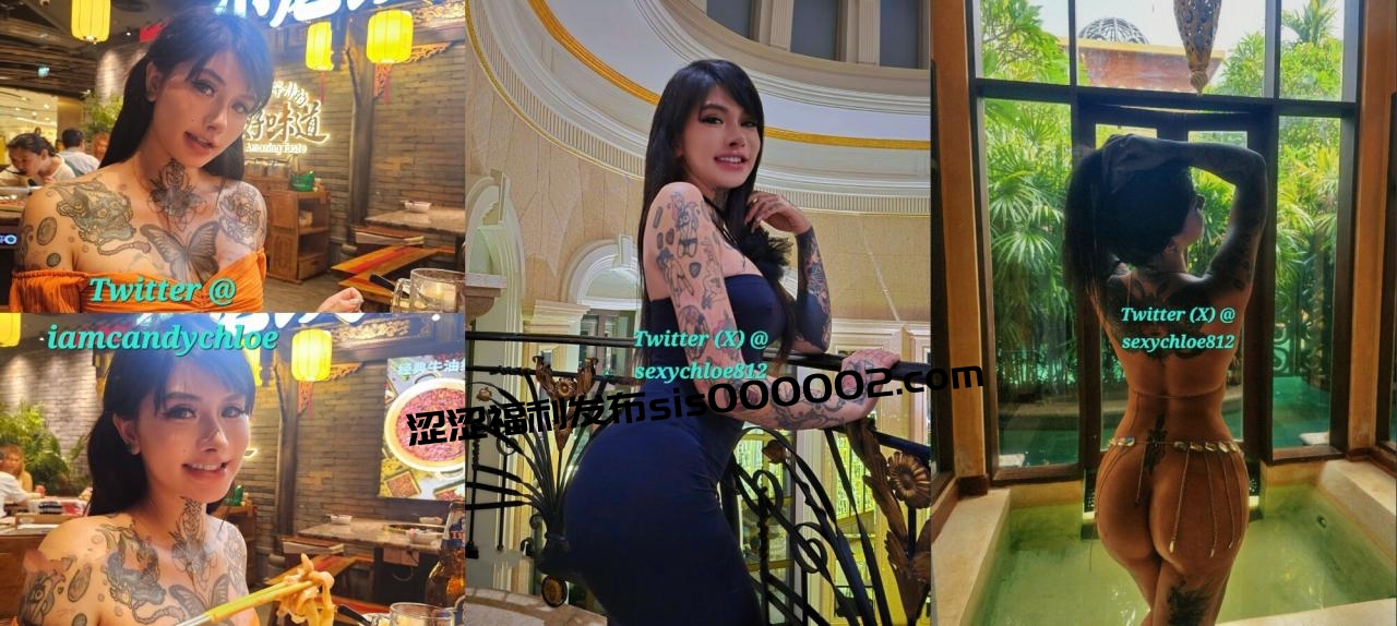 颜值刺青女神【Sexychloe龙猫夫妇】推特高价，各种露脸性爱，一如既往的炸裂