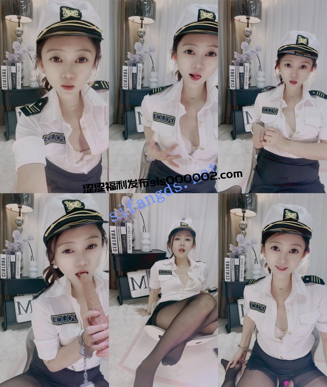 重磅！绝美御姐~【星星】逆天容颜~空姐服黑丝配~道具自慰~