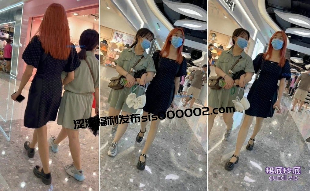 【 KFC-100 】⭐⭐红发学生妹逛街。透明肉丝小熊骚窄内.可爱【439M】