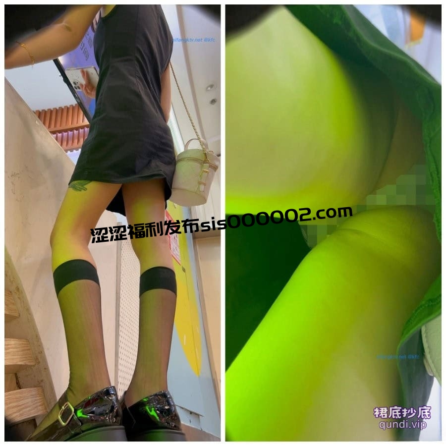 【 KFC-134 】⭐⭐性感烟熏妆靓女，短裙黑丝短袜，窄内够骚【433M】